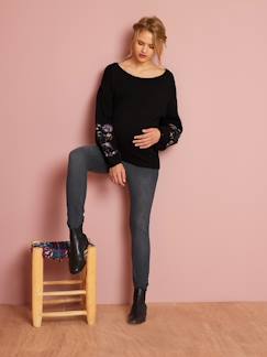 Vorher-Nachher-Kollektion-Umstandsmode-Umstandshosen-Umstands Slim-Fit-Jeans, Schrittl. 78 cm