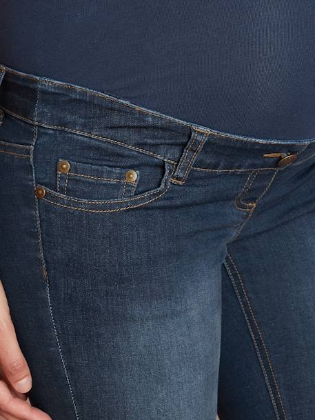 Umstands Slim-Fit-Jeans, Schrittl. 85 cm - dark blue+grau+schwarz - 6