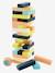 Kinder Geschicklichkeitsspiel, Turmspiel aus Holz FSC® - mehrfarbig - 4
