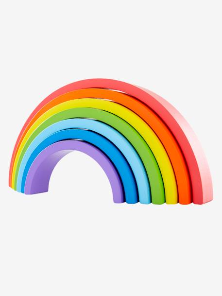 Kinder Regenbogen-Puzzle aus Holz FSC® - mehrfarbig - 1