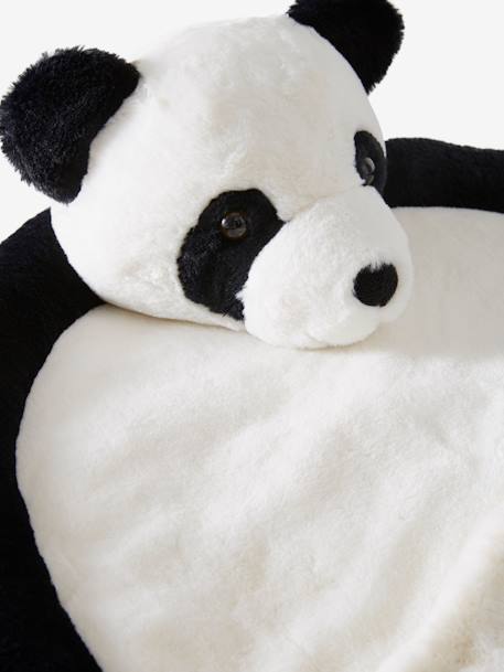 Baby-Geschenkset: Schmusetuch + Babydecke, Panda - weiß/schwarz - 5