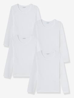 Maedchenkleidung-Unterwäsche, Socken, Strumpfhosen-Unterhemden-4er-Pack Mädchen Shirts Oeko Tex®
