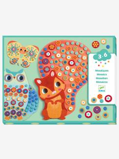 Spielzeug-Kreativität-Sticker, Collagen & Knetmasse-Mosaik-Bastelset „Millefiori“ DJECO