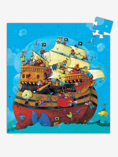 Puzzle Das Schiff des Barbarossa DJECO - mehrfarbig - 2