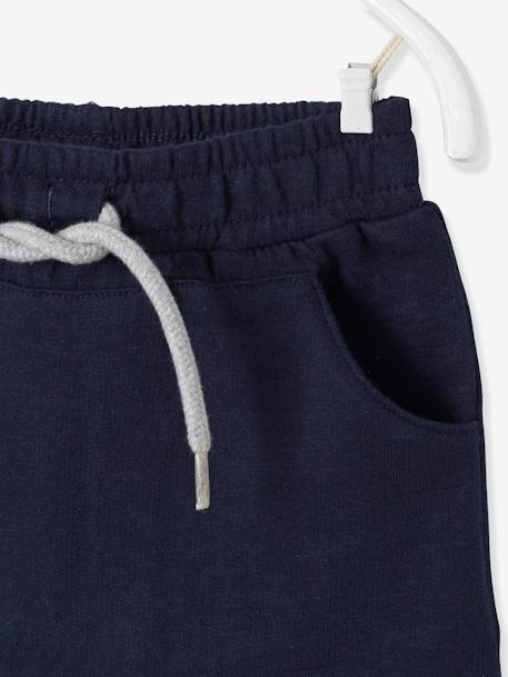 Jungen Baby Sweat-Bermudas Oeko-Tex - aqua+braun+dunkelblau+weiß/marine gestreift - 9