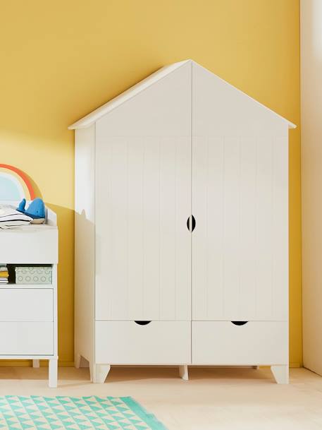 Kinderzimmer Kleiderschrank HOLIDAYS - weiß - 4