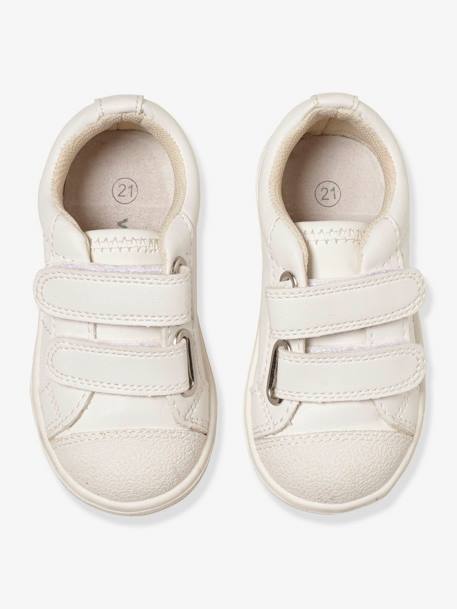 Kinder Sneakers mit Klettverschluss - weiß - 4