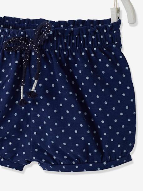 Jersey-Shorts für Mädchen Baby Oeko-Tex - königsblau bedruckt+salbeigrün+senfgelb bedruckt+weiß/rot bedruckt - 3