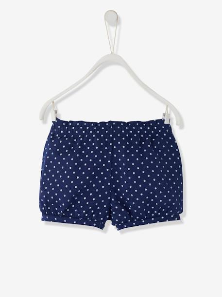 Jersey-Shorts für Baby Mädchen - königsblau bedruckt+senfgelb bedruckt+weiß/rot bedruckt - 2