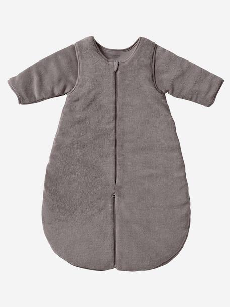 Baby 2-in-1 Schlafsack / Overall Oeko Tex® - grau+taupe - 5