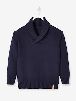 Jungenkleidung-Pullover, Strickjacken, Sweatshirts-Pullover-Jungen Pullover mit Stehkragen