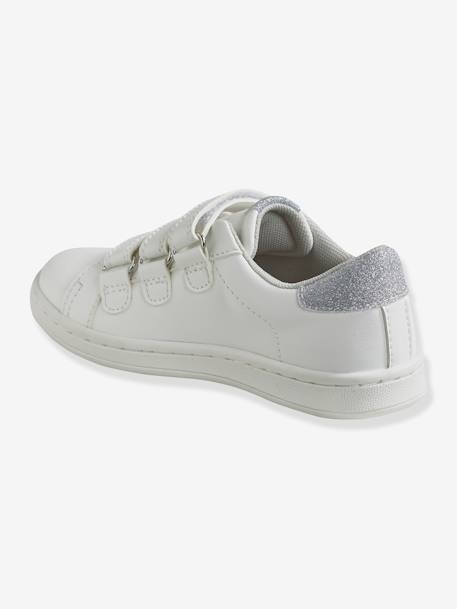 Mädchen-Sneakers mit Klettverschluss - weiß - 3