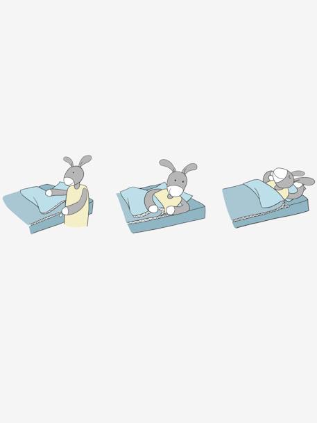 Kinder Schlafsack-Set SAVANNENPARTY ohne Innendecke Oeko-Tex - weiß/mehrfarbig bedruckt - 3